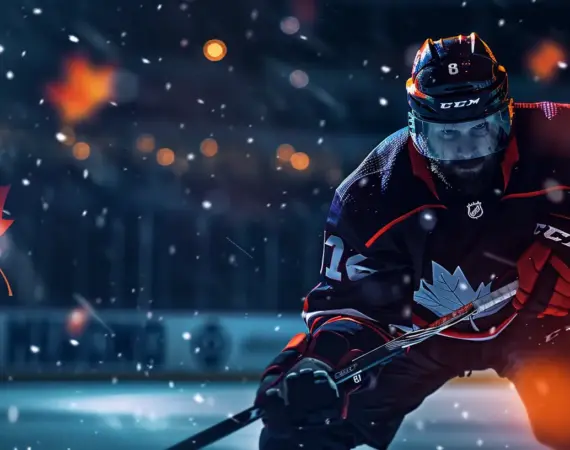 Sports betting in Canada with hockey, basketball and football betting options for Canadian players